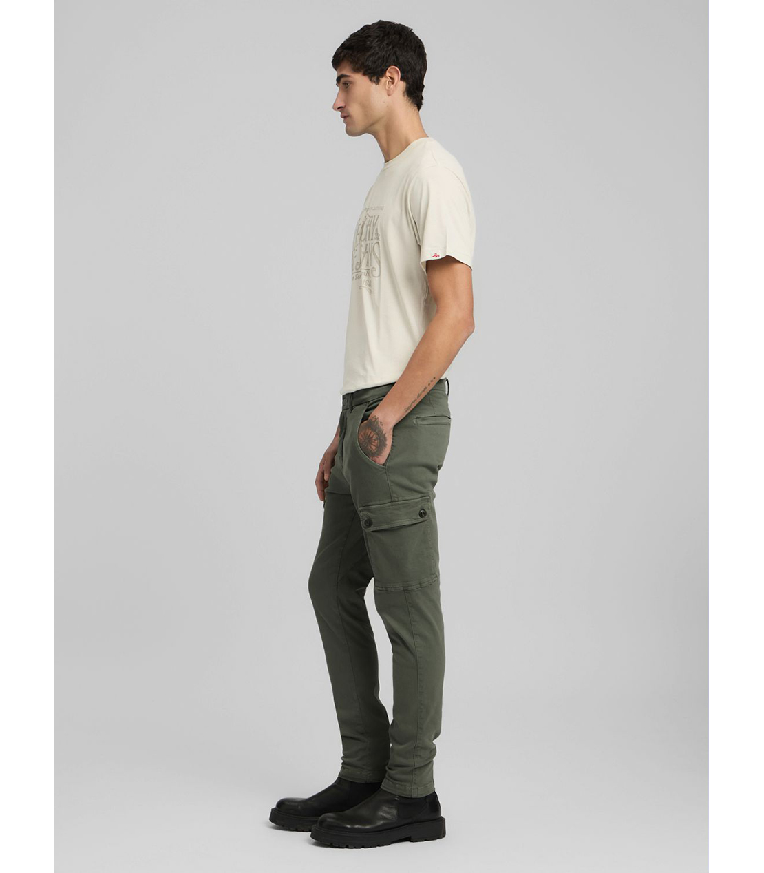 JAAN ハイパーフレックス チノカーゴパンツ 詳細画像 ミリタリー 4